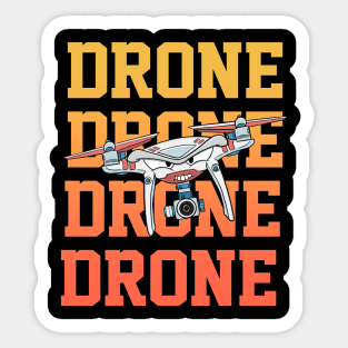 Funny drone Sticker